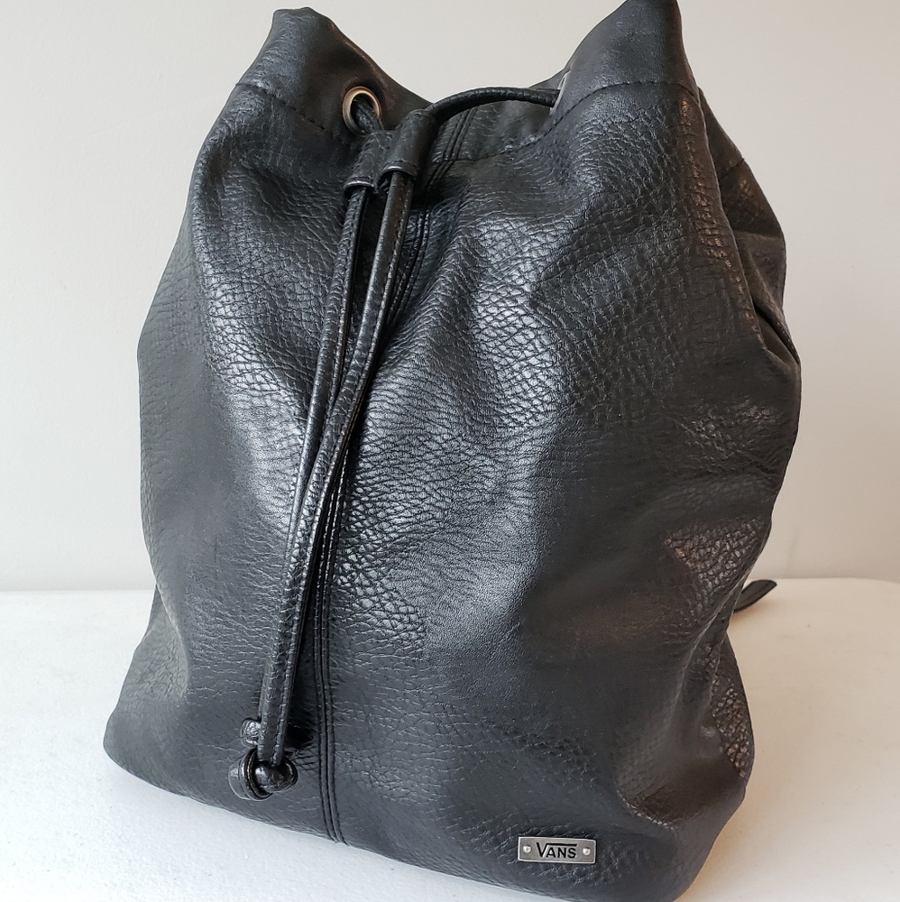 VANS Drawstring Zipper Backpack